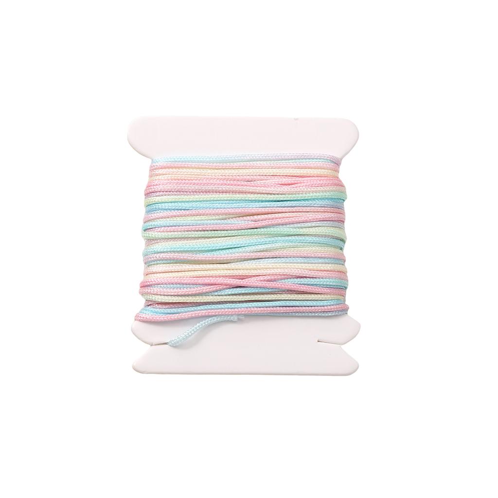 5-50m/lot 0.8mm Cotton Cord Nylon Cord Thread String DIY Beading Braided Bracelet Jewelry Making