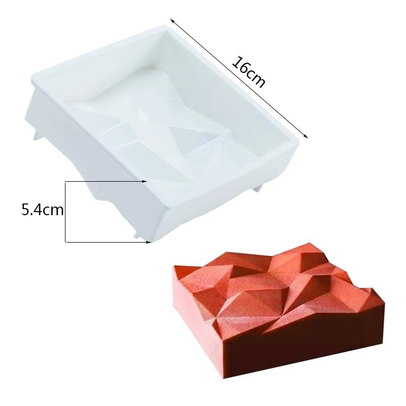 5 Style Silicone Cake Molds Pastry Bakeware Set Non-Stick Mousse Mould Party Dessert Baking Brownie Pan Homemade Desserts Tools