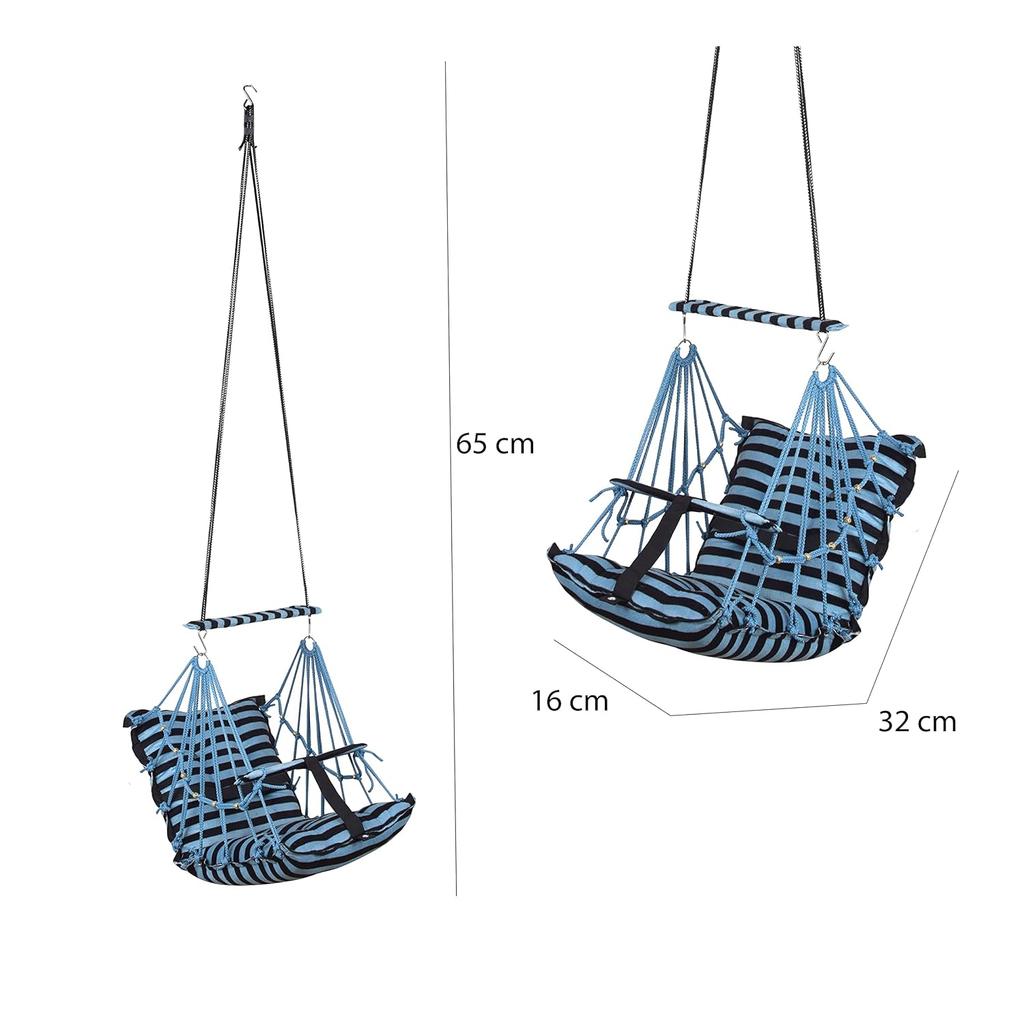 Cotton Baby Swing for Kids Children Folding and Washable 1 To 5 Years New Born Baby Gift Soft Jhula with Safety Belt Easy To Carry Safety Lock