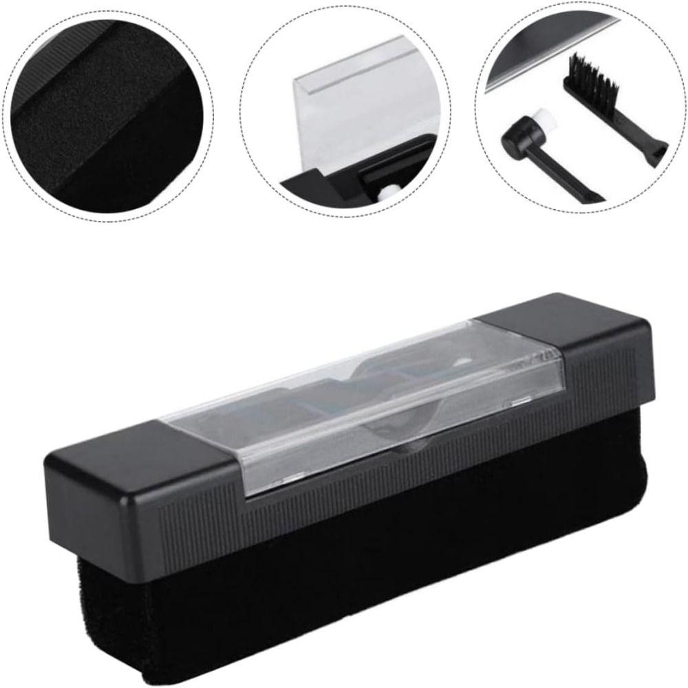Portable Record Player Cleaning Kit Soft Bristles Cleaner Cleaning Brush Set  Fit for Turntables
