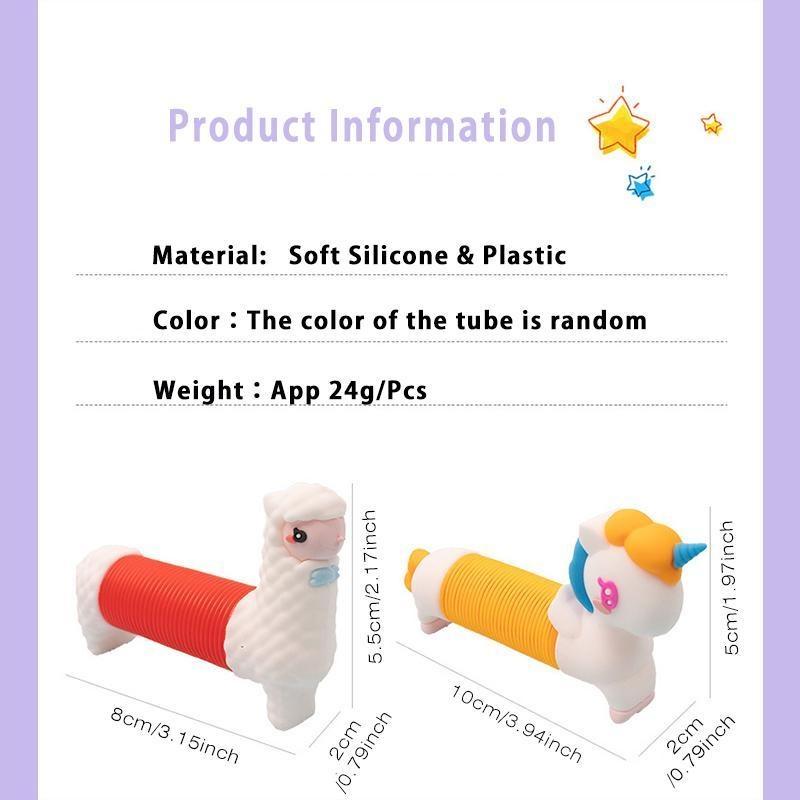 1 bucăți senzoriale telescopice schimbând forma tubul îndoit jucării Fidget tuburi pop eliberarea stresului anxietate decompresie kituri interactive garaj\t