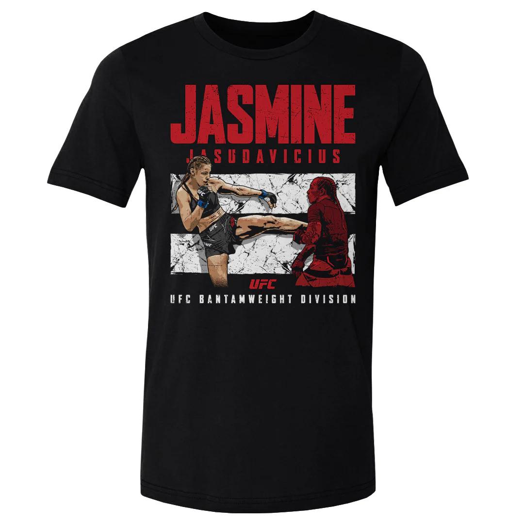 

2026 Summer UFC Jasmine Jasudavicius Fighting Graphic Tshirt Women Sports Cotton Short Sleeve Loose Leisure Fitness Unisex 4XL