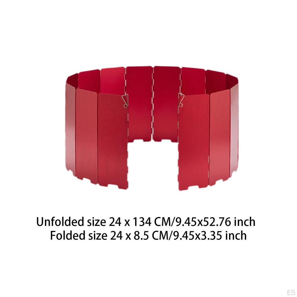 Camp Stove Windscreen Wind Protection Folding Portable Compact Lightweight Shade