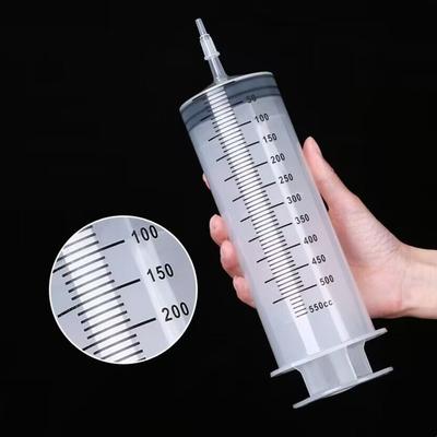 60/200/300/500ml Bomba Medidora de Alimentação para Animais de Estimação Seringas de Grande Capacidade Bomba de Óleo com Mangueira de 1m Nutriente Hidropônico Seringa Grande