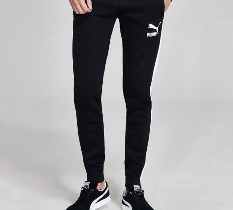 Herre PUMA Strikkede Joggebukser Herre Svart