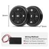 AD Wireless Car Steering Wheel Control Button 10 Key for Car Radio DVD GPS Multimedia Navigation Head Unit Remote Control Button