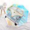 1 Stück Hochwertiger Regenschirm im Strandbus-Design, Automatisches Öffnen und Schließen, Multifunktionaler Regenschirm G0811001