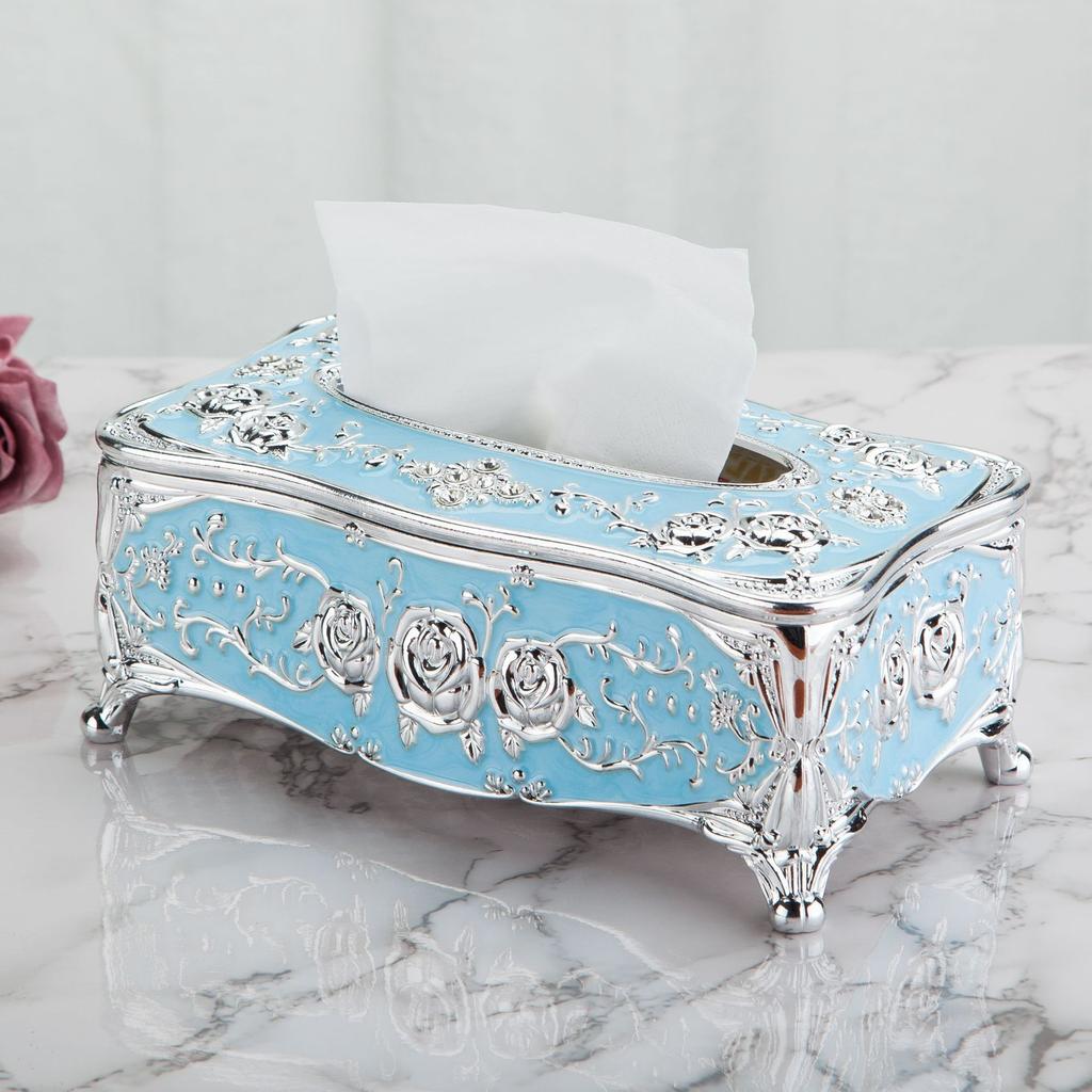A European Tissue Box Restaurant Napkin Extraction Box Desktop Storage Box