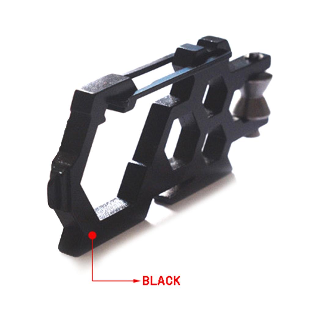 Stainless Steel Carabiner EDC Keychain for Camping, Hiking, and Outdoor Activities Bottle Opener and Pulley Function