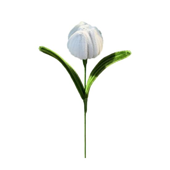 Acul de curățat pipe Finisat Flori Lalea Flori Artificiale Handmade Meșteșug Cadouri pentru Femei Mamă Soție