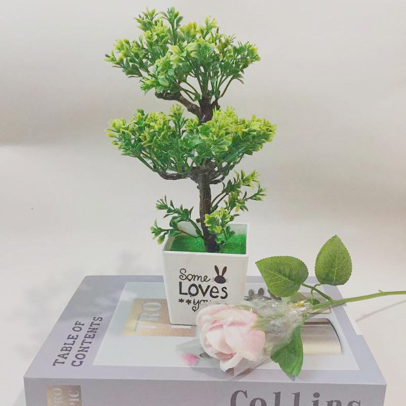 Simulated Flowers Artificial Potted Artificial Plants Ornament For Indoor Decor