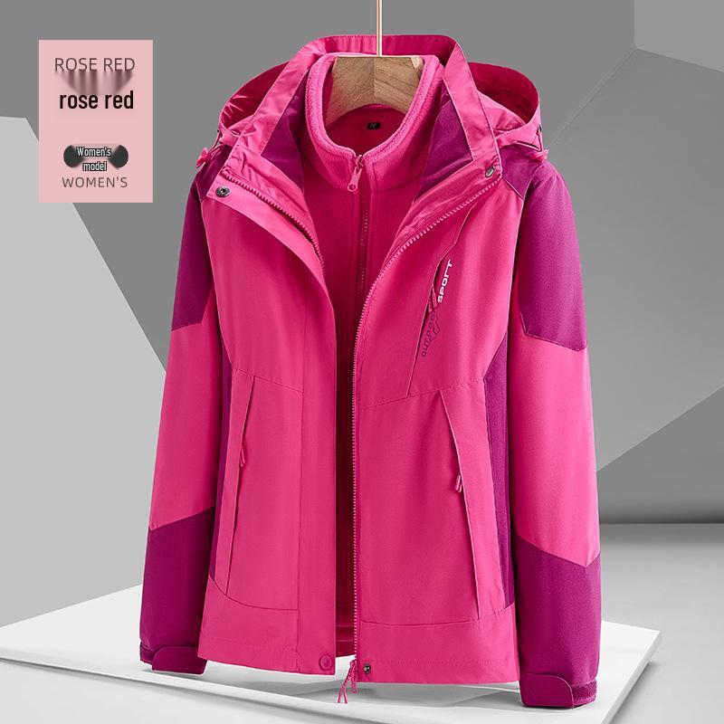 1818 Windproof Waterproof Detachable 2-Piece Outdoor Mountaineering Suit for Men & Women