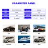 Kebidumei Car Round Temperature Voltmeter 12-24V Auto Voltage Meter Display Digital Measurement Car Motorcycle Boat Thermometer