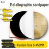 Eagle Brand 8-Inch Metallographic Sandpaper Disc with Back Adhesive