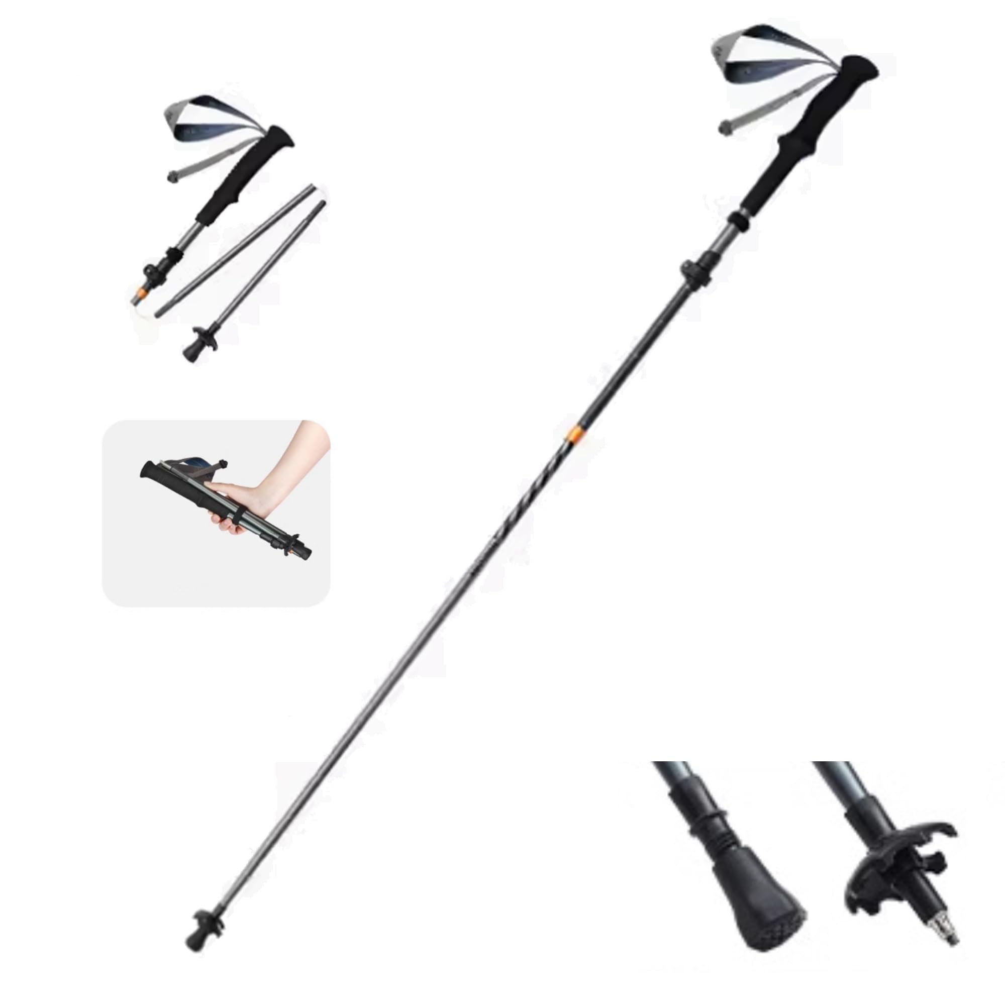 

Naturehike changfengUL Вес Прогрессивный Треккинг Легче, чем Сделано из углеродного волокна и 35 см Хранение 5 100 кг Нагрузка Подходит для всех Подходит для