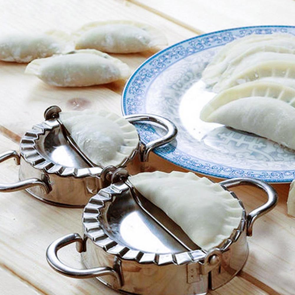 1 Set Rostfritt Stål Dumpling Maker Form Degpress Paj Ravioli Form Verktyg