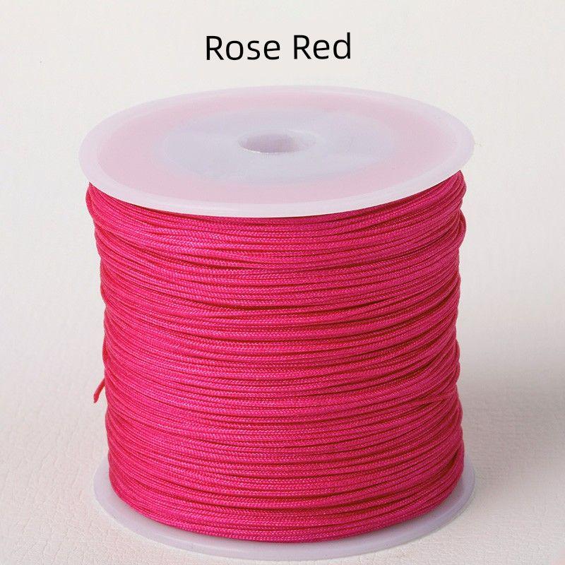 No. 72 Jade Thread 100 M Handmade Braided Rope Bracelet Red Rope Braid Rope Thread Carrying Strap String Jewelry Thread DIY Material
