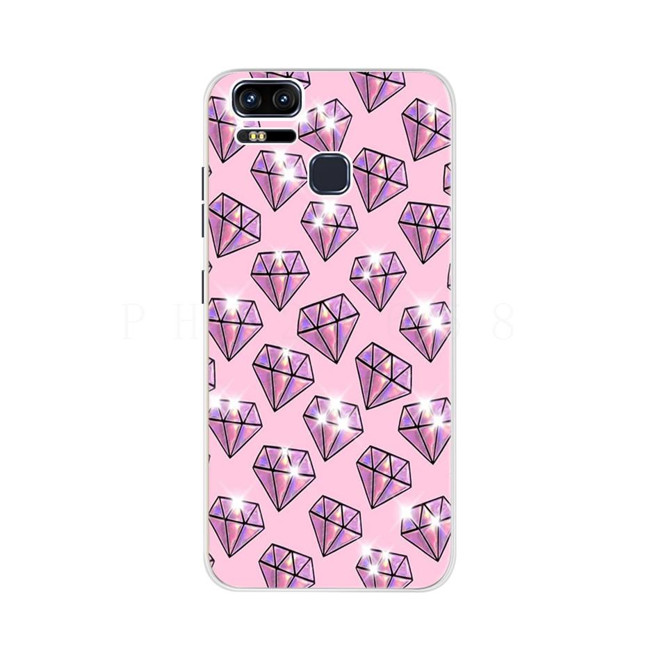 For Asus Zenfone 3 Zoom ZE553KL Case Zenfone Zoom S Z01HD Z01HDA Silicone Soft TPU Phone Back Cover Cases For Asus ZE553KL Funda
