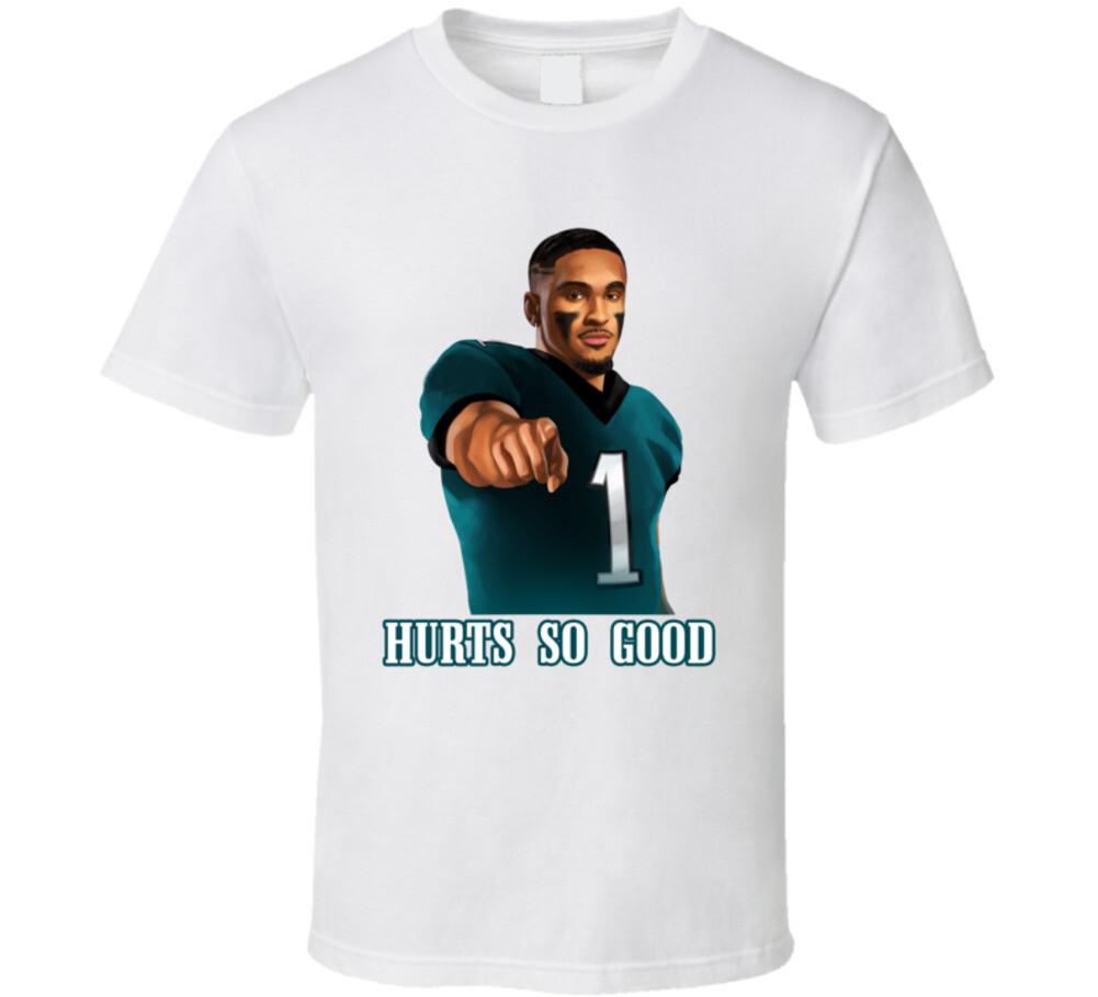 Jalen Hurt Hurts So Good Philadelphia Football Fan T Shirt Mens Womens Tees Top L