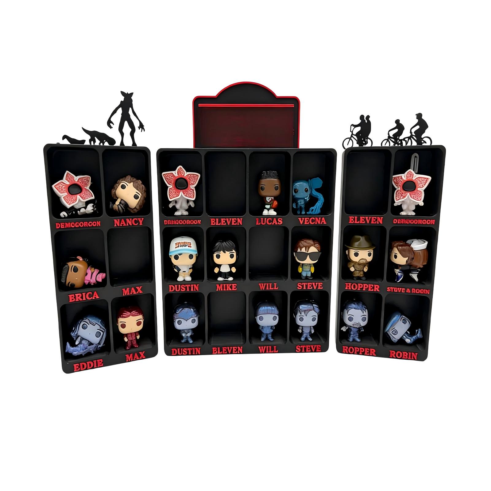 Doll Display Stand  Figurine Showcase One Size