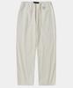 COLUMBIA UNIVERSITY Sl-Label Belted All-Round Corduroy Pants Cream