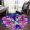 Alfombrillas de Silla para Alfombra de Oficina con Mariposas de Colores, Decoración del Hogar, Alfombra de Sofá, Alfombra de Oficina Regalo para Cualquier Habitación1118146a
