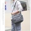 Pánská taška přes rameno Oxford látková Casual Travel Crossbody taška Velkokapacitní Malá čtvercová taška středního věku Taška na nářadí