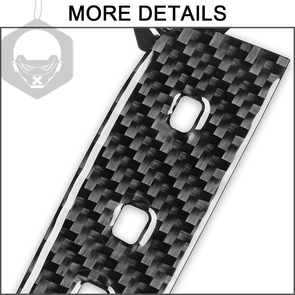 For Mercedes Benz B W245 2005-2011 Real Carbon Fiber 2Pcs Gear Stickers Shift Panel Auto Interior Cover Decoration