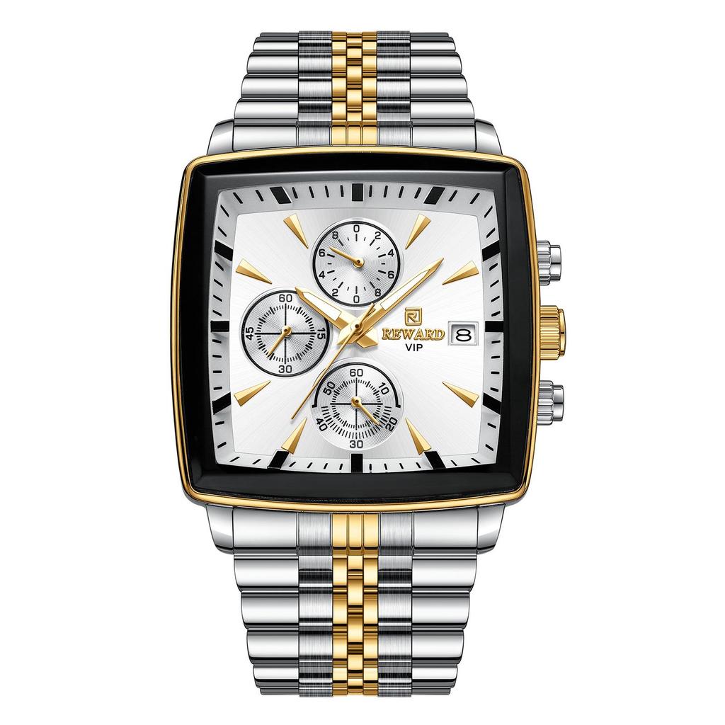 RD1100M Men's Multifunction Chronograph Watch - Waterproof, Luminous, Solid Steel Band