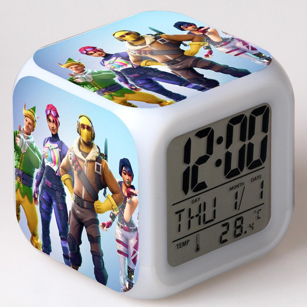 7color Multifunction Digital Alarm Clock Led Watch Alarm Clock