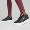 Puma Carina Metallic Sneakers 2023 Puma Size 2.0 Pop-Up (393214) Women's Fall/Winter Colorway Black/Puma Gold/Puma White, 23.5cm