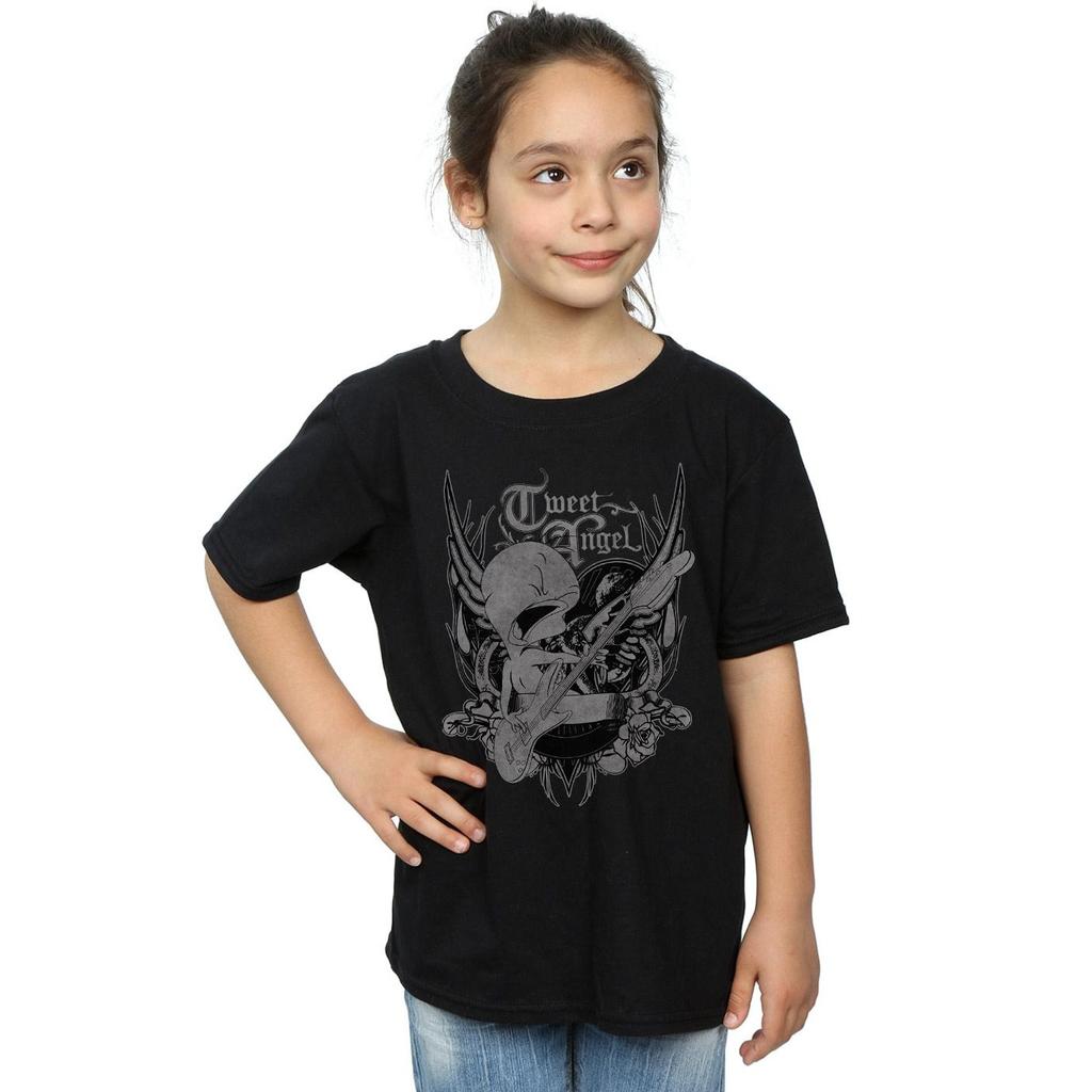 Looney Tunes Girls Tweety Pie Rock Cotton T-Shirt