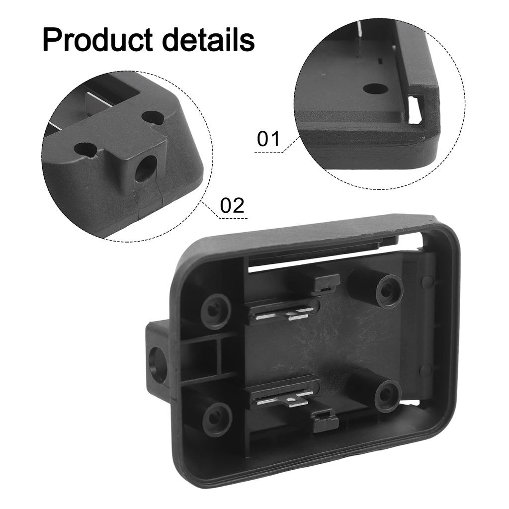Battery Adapter Connector Mount Connector Terminal Block Electric Tool Accessory Compact Design Plastic Housing