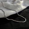 Nieuwe populaire zilveren sprankelende ketting sleutelbeen ketting choker voor vrouwen fijne sieraden bruiloft cadeau