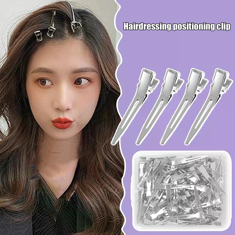 50Pcs Edge Clip Hairpin Hair Roots Positioning Clip Accessories Duck Beak Clip Hairpin Hair Styling Tools Hairdressing Tools