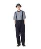 Snow Peak TAKIBI Herringbone Overall Size and AO-26SU001, Flame-Retardant, Jumpsuit, Coverall, Black, M, Men's Women's