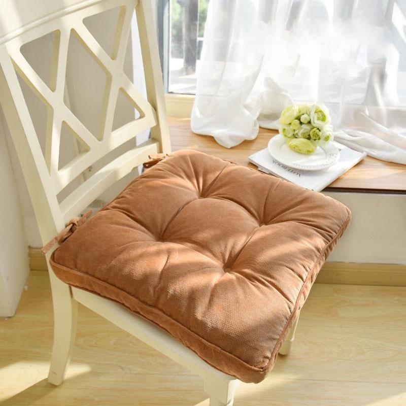 Exquisite Ergonomic Square Chair Cushion With Plush Padding For Ultimate Comfort
