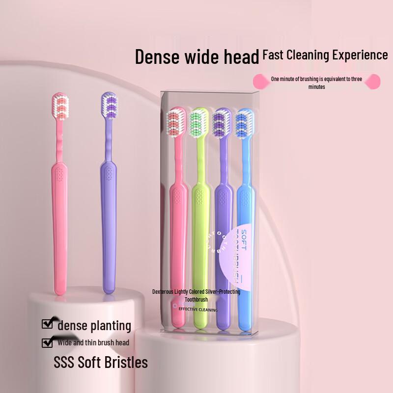 Meike Adult Wide Head Soft Toothbrush