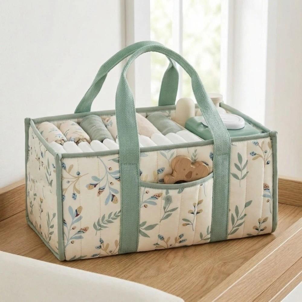 Multi-Pocket Foldable Mommy Bag Large Capacity Diaper Storage Bag Baby Diaper Organizer  Nursery