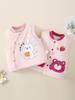 Herbst Winter Warme Baby Baumwollweste - Ärmellose gesteppte Jacke für Neugeborene
