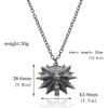 European and American Trends Zinc Alloy Wizard Wolf Head Wild Men Pendant Necklace Game Merchandise Commemorative Accessories