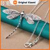 Xiaomi DOTEFFIL Big Dragonfly Pendant 925 Sterling Silver 40-75cm Chain Necklace For Women Wedding Engagement Party Fashion Jewelry