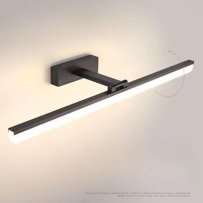 Make-up Schreibtischlampe Badezimmer Erweiterung Einfaches Design Kein Stanzen Wasserdicht Nebel Eisenhalterung Acryl Wandbild LED Spiegel Scheinwerfer