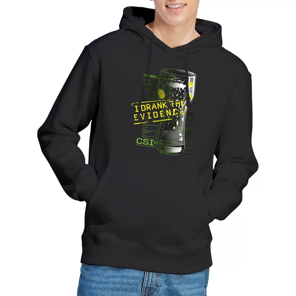 CSI Mens I Drank the Evidence Hoodie
