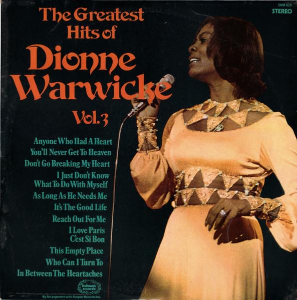 

LP Record DIONNE WARWICK The Greatest Hits Of Dionne Warwick SHM829 Hallmark Record UK SoulFunk Used