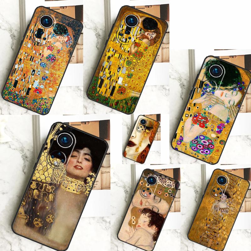 Gustav Klimt Cover For Honor 90 70 50 Magic 6 Pro Magic 5 Lite Honor X6a X7a X8a X9a X8b X9b X8 X9 Case