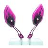 Pairs of Distinctive Flame 8mm 10mm Rearview Side Mirror for Motorcycle Scooter Moped Bike