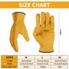 Men/Women Work Gloves Soft Cowhide Driver Hunting Driving Farm Garden Thorn-proof Welding Security Protection Mechanic Glove
