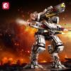 SEMBO BLOCK  Transforming Robot  Building Blocks The Wandering Earth Series Attack mech Model Bricks Ornaments halloween gifts