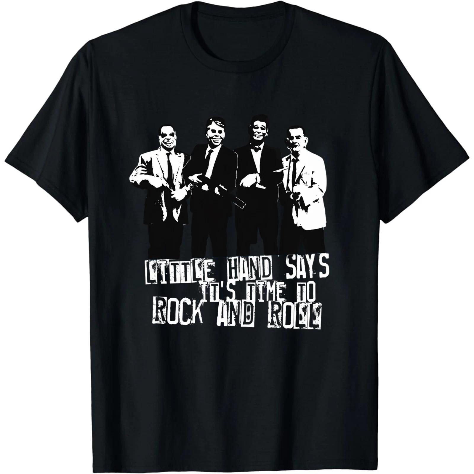 Point Break T Shirt Little Hand Says Time To Rock And Roll Movie Quote Graphic S